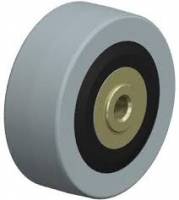 50mm Grey Thermo Plastic Rubber Wheel with 6mm Ball Bring Bore